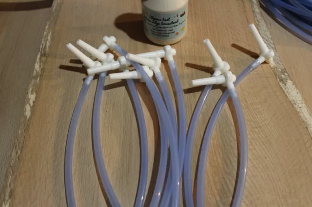 Maple tree taps spiles 3/16 with 2 feet hose with 5/16 hole size SUPER EASY!