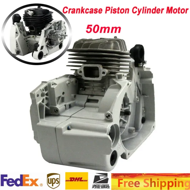 Durable Engine Crankcase Cylinder Piston 50mm Bore Crankshaf For Stihl 044 MS440