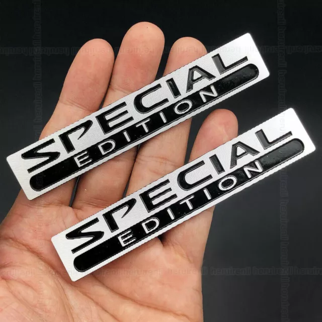 2X Metal Special Edition Styling Sticker Car Fender Emblem Badge Decal Stickers