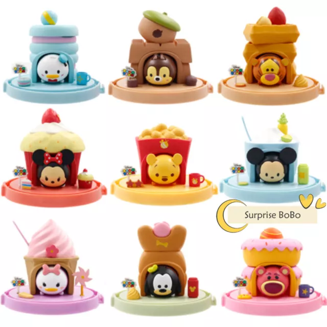Disney Tsum Tsum Sweet Dessert House Series Blind Box Confirmed Figure Toy Gift 2