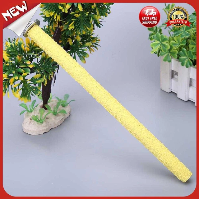 Reino Unido Colorido Jaula para Pájaros Perchas Soporte Plataforma Pata Molienda Juguete para Masticar (30 cm)