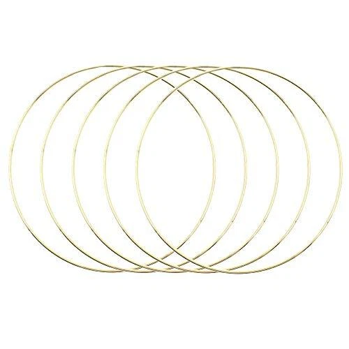 10 Pièces Cercle Attrape Rêve Métal 15cm - Anneaux En Métal Pour Attrape-Rêves Et Décoration DIY