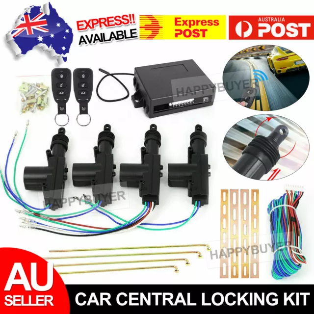 Auto Car Remote Central Locking kit 2 4 Door Key Control Keyless Security System