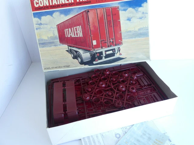 ITALERI, maquette semi-remorque à rideaux 1/24 - Modélisme
