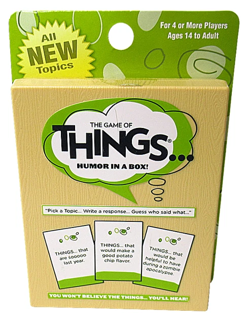 The Game Of Things Humor In A Box - All New Topics - Play Monster 2016
