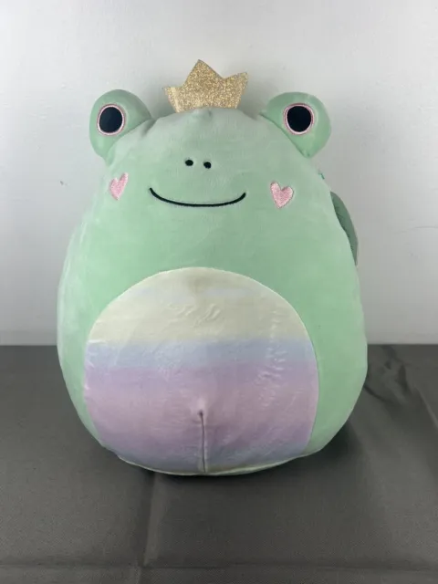 Squishmallows Fenra the Frog King 11" Valentine's 2023 Plush Stuffed Animal NWT