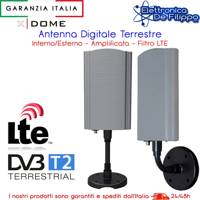 Palo Antenna TV Antenna TV Esterna Mercury OT20A Per Camper E Interni, HD Freeview, DAB/FM, Con Amplificatore Antenna Digitale Terrestre - Foto 12