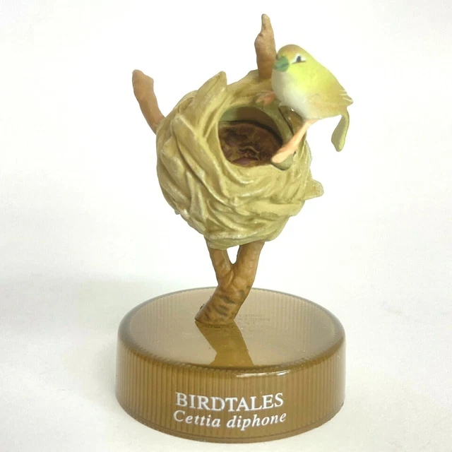 BIRDTALES BIRD'S NEST Bottle Cap Figure 2 Japanese Bush Warbler