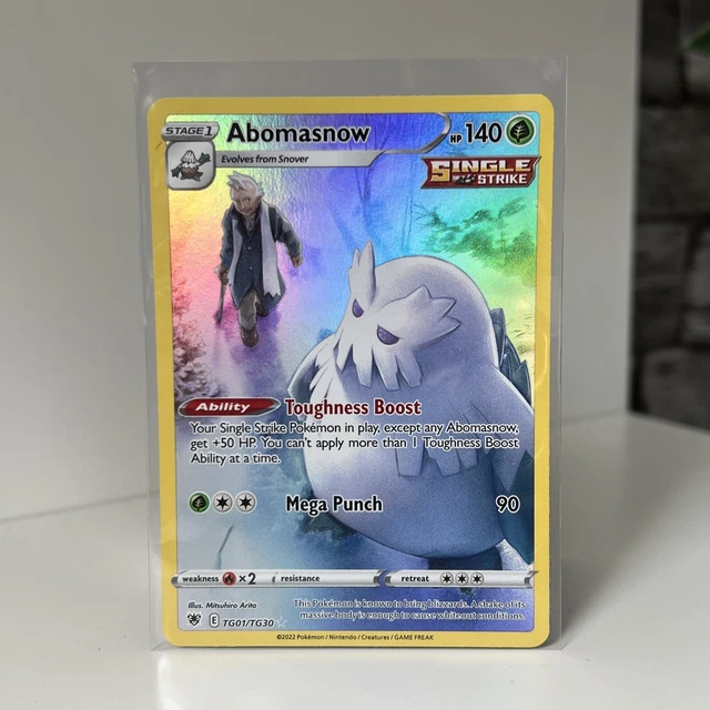 Abomasnow - SWSH Astral Radiance TG01/TG30 - Full Art Rare Pokemon Card