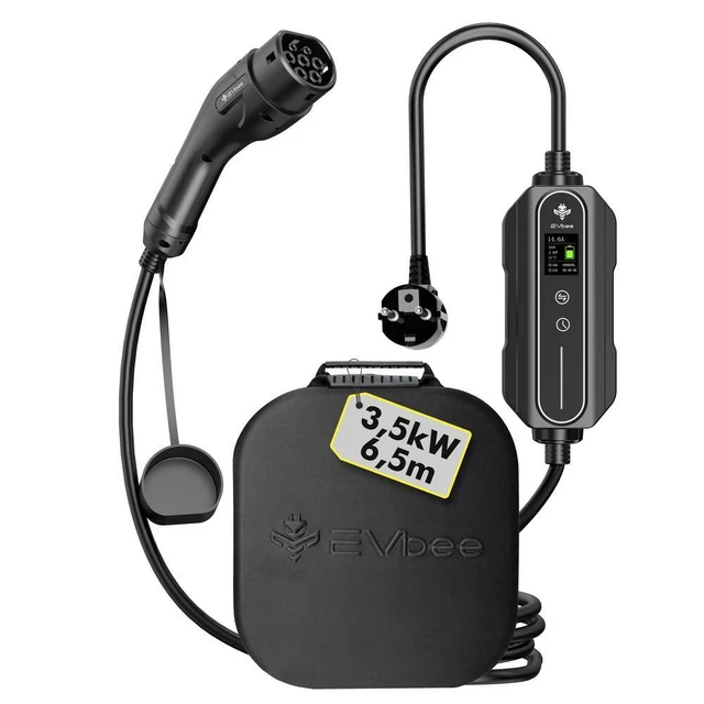 EVbee E100007 Station de charge mobile pour voiture électrique 6.5 m