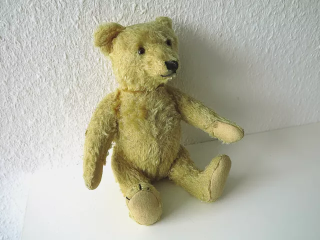 RARITÄT Teddy Bär STEIFF 5630,2 „Fahne US-Zone 1949“ Hca.29cm ANTIK uralt