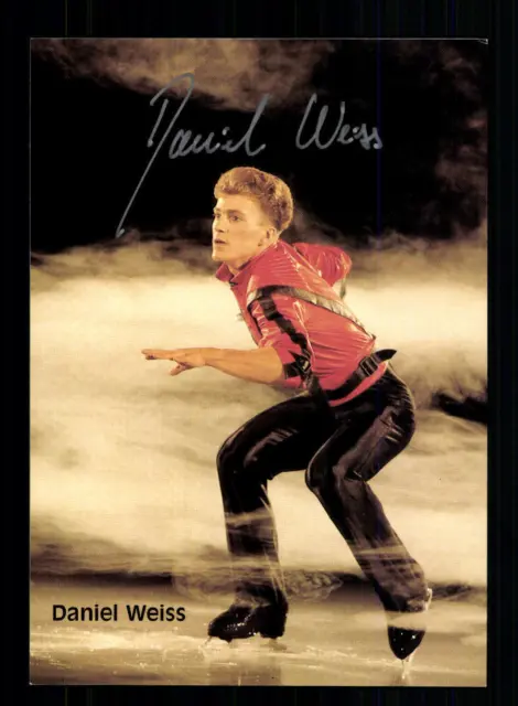 Daniel Weiss Autogrammkarte Original Signiert Eiskunstlauf + A 207867