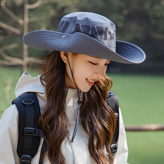 MEN WOMEN BUCKET Hat Outdoor UV Protection Wide Brim Panama Safari men-women-bucket-hat-outdoor-uv-protection-wide-brim-panama-safari