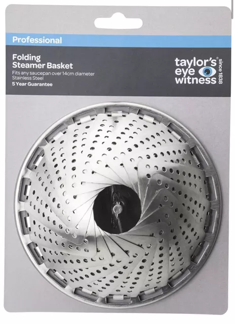 Brand New - Taylors Eye Witness Stainless Steel Vegetable Steamer Basket