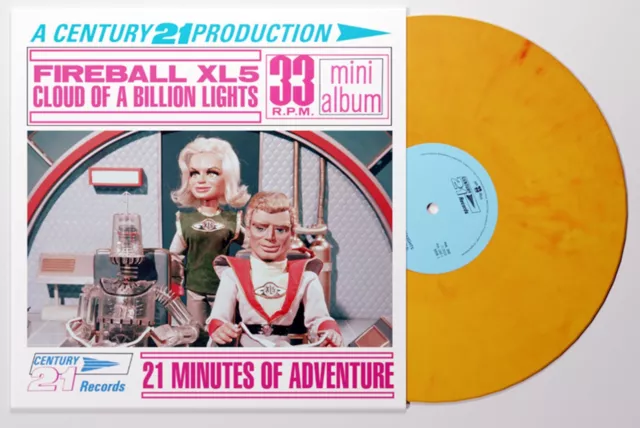 FIREBALL XL5 7" Barry Gray OST - Cloud Of A Billion Lights COLOURED VINYL Ltd Ed