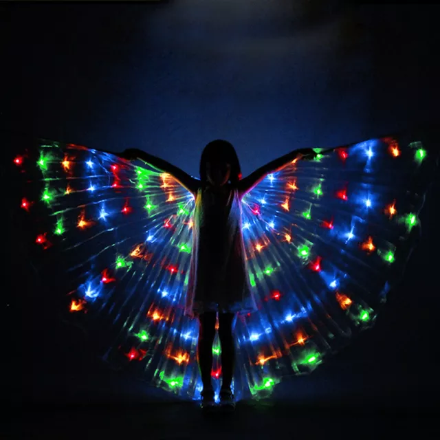 360° Isis Wings LED With Controller/Sticks Belly Dance Stage Performance Props