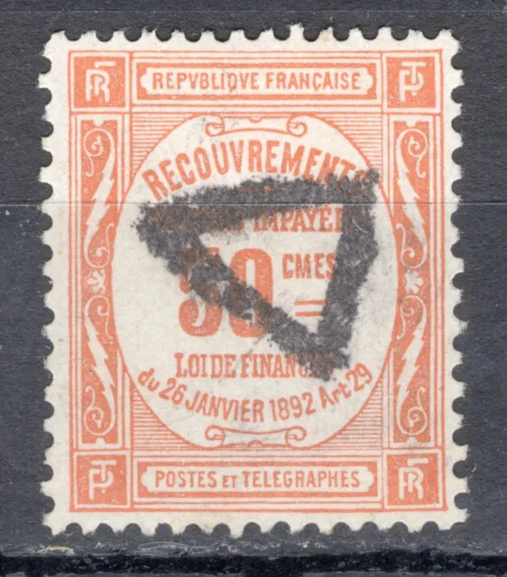 France 1925 - Timbre taxe N° 47, oblitéré. signé Calves. Très beau