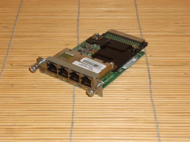 Cisco EHWIC-4ESG 4-Port Gigabit Ethernet Enhanced High-Speed WAN Interface Card