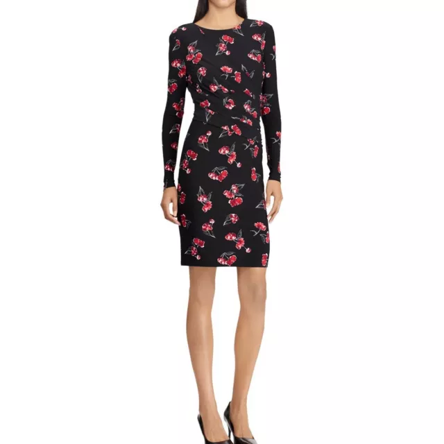 AMERICAN LIVING NEW Women's Floral-print Jersey Sheath Dress TEDO