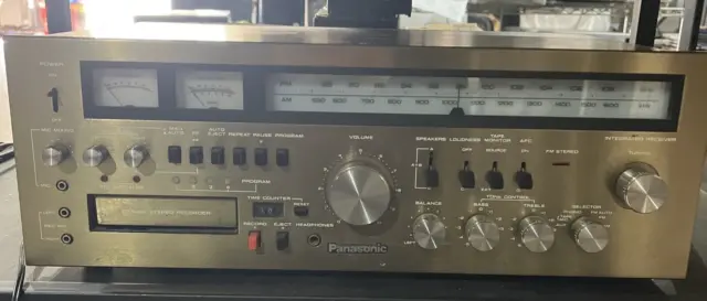 Vintage Panasonic Ra-6600 8 Track Stereo Recorder Receiver