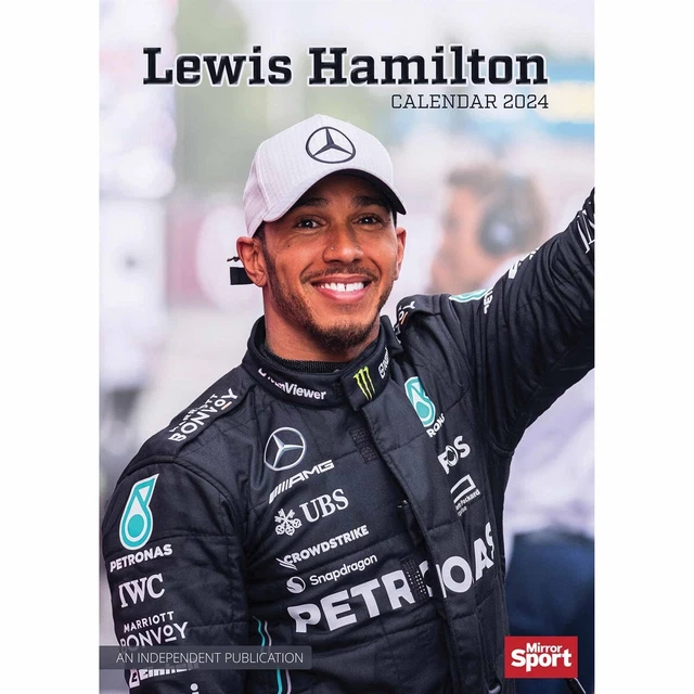 LEWIS HAMILTON A3 Calendar 2024 Sport Month To View £10.99