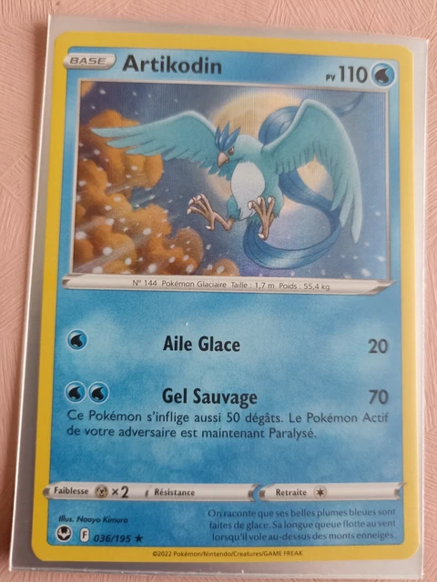 Carte Pokémon Artikodin 36/195 - Tempête Argentée Cosmo Holo