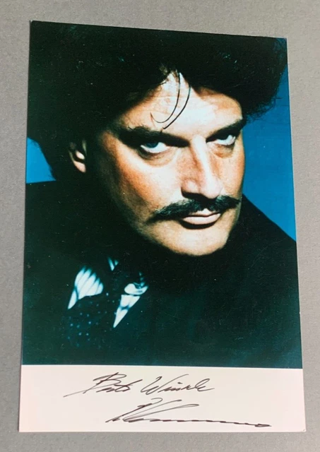 RUDOLPH MOSHAMMER (†2005) 'deutscher Modedesigner' signed Foto 12,5x19 Autogramm