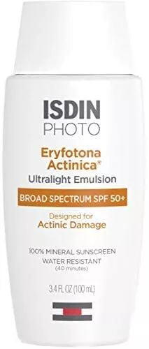 Isdin Eryfotona Actinica Ultralight Emulsion SPF50 100ml 3.4oz NO BOX NEW FAST