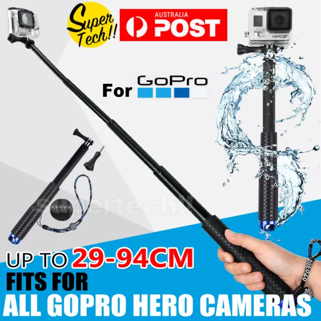 GoPro Monopod Mount Handle Selfie Stick Telescopic Go Pro Hero 12 11 10 9 8 7 6