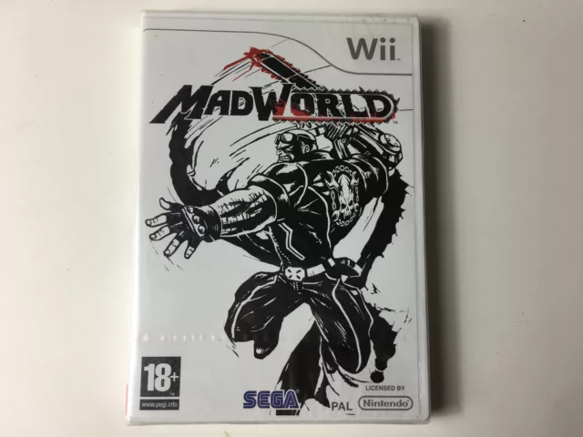 NEW Madworld Mad World Sega Nintendo WII Sealed Blister