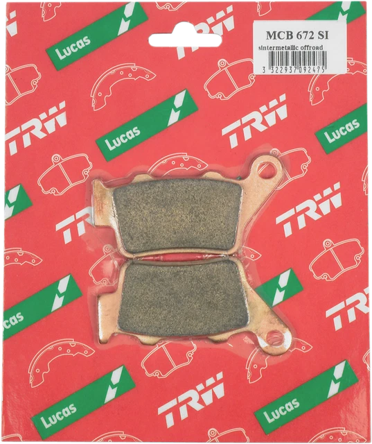 TRW MCB582RSI Kit Pastiglie Freno Sinterizzate Off-Road – Per Husqvarna CR 1984 E Altre Moto