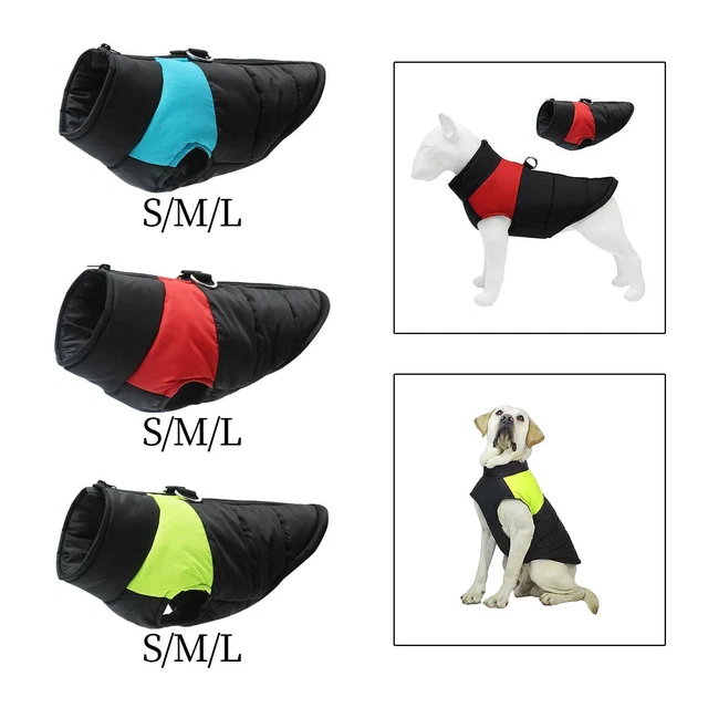 Winter Dogs Coat Vest Cold Weather Pets Apparels Winter Dogs Outfits for Picnics