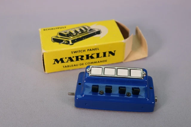 Tableau De Commande Marklin 7070 Pour Trains Ho 1/87 - Occasion, 5 Connecteurs, 1 Broche, Sans Boîte