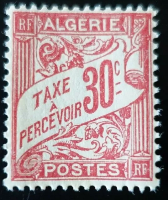 France Colonie Algérie Timbre Taxe N°5 Neuf ** Luxe Mnh