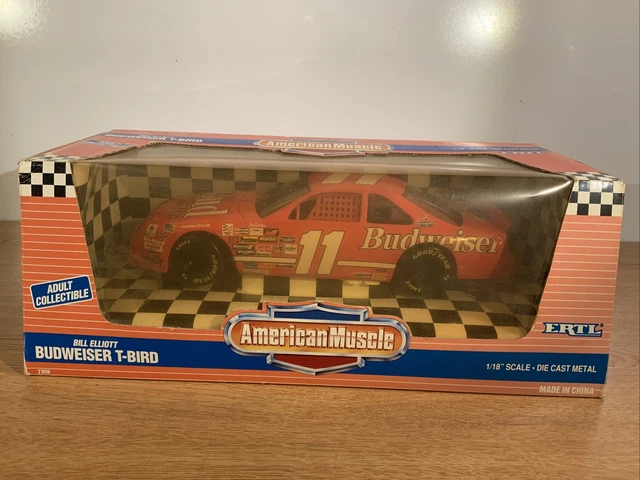 ERTL NASCAR FORD Thunderbird 1993 Bill Elliott #11 Budweiser 1:18