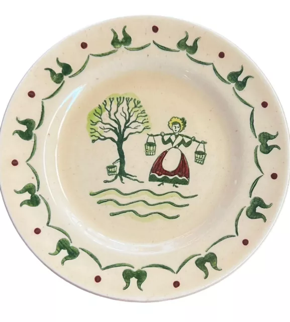 Metlox Poppytrail Homestead Provincial Bread/Butter Plate California Pottery 6.5