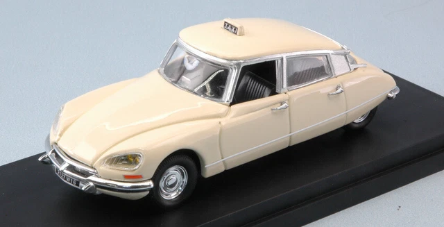Miniature voiture Taxi auto 1:43 rio Citroen DS 21 Taxi Paris diecast Modélisme