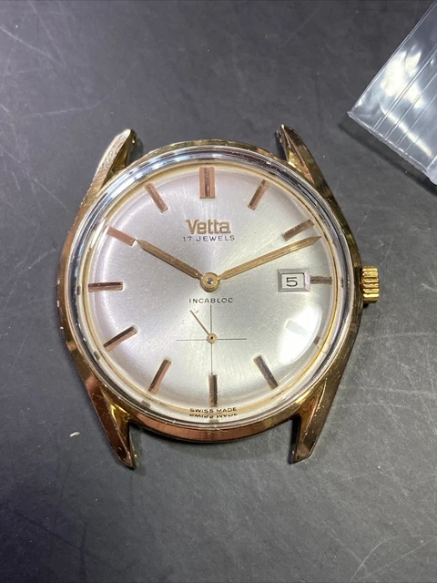 VINTAGE VETTA 36 17 jewels incablock swiss made F 336N EUR 250 00 PicClick IT