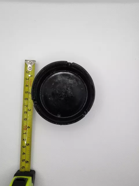 Vintage Ashtray - Stardust Black Glass
