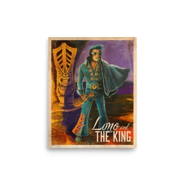 Lono And The King Vintage Poster