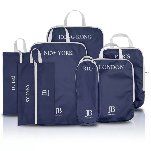 Compression Packing Cubes, 7 Set Travel Packing Organizer for luggage