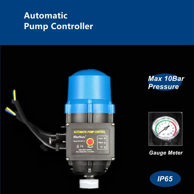 AUTOMATIC WATER PUMP Controller Pressure Switch Electric Electronic ...