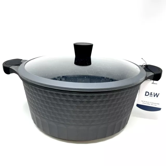 Brand NEW D&W Frying Pan Nonstick Skillet 11 Deane&White Cookware 2 Deep  WOOD