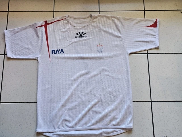 Maillot De Football Extérieur Angleterre 2006-2008 - Umbro Taille L - Numéro 4 Gerrard - Occasion Bon état