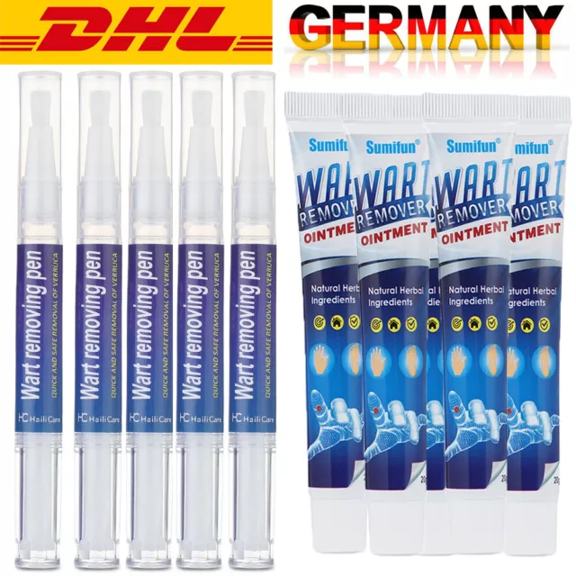 3/5stk Warzen Entfernung Haut Tag Behandlung Creme Wart Remover Warze Entferner