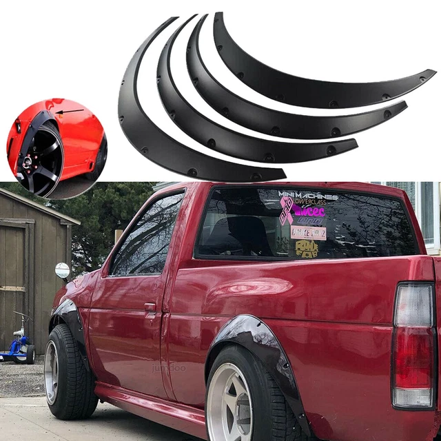 3.5& CAR FENDER Flares Wide Body Kit Wheel Arches For Nissan Hardbody