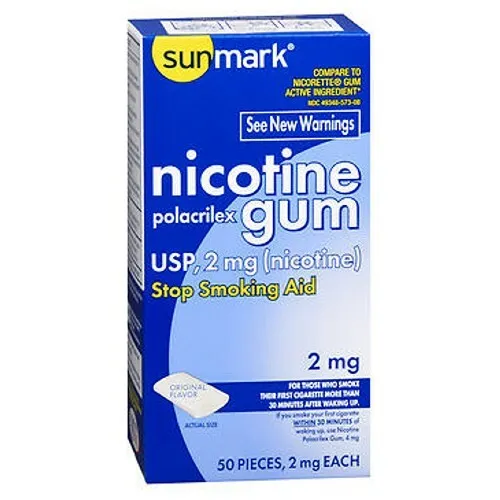Sunmark Nicotina Polacrilex Goma Original Sabor 50 Cada