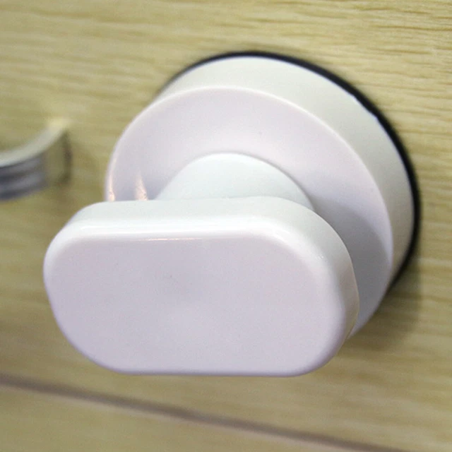Maniglie cassetto ventosa forte manopole scrivania cassetto riutilizzabili bianco hardware domestico