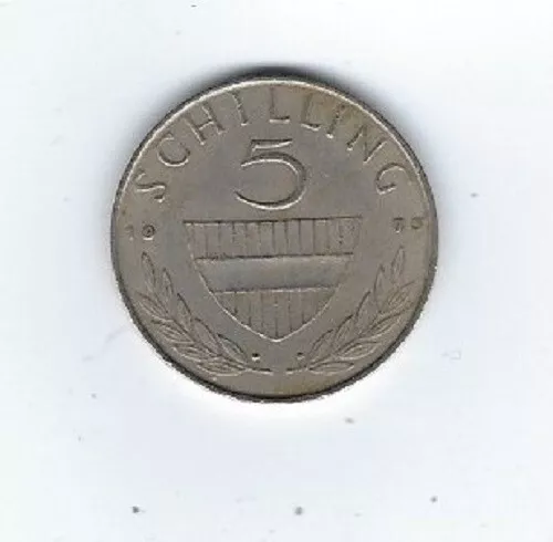 Pièce de monnaie Autriche 5 SCHILLING 1973 (3851)