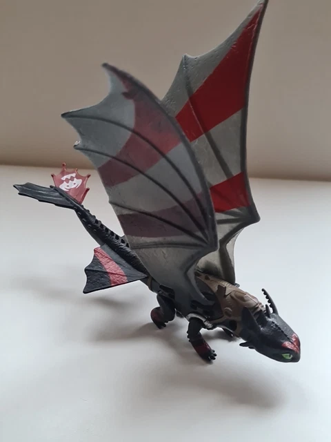 DREAMWORKS HOW TO Train Your Dragon Toothless Racing Stripes Figure Toy ...